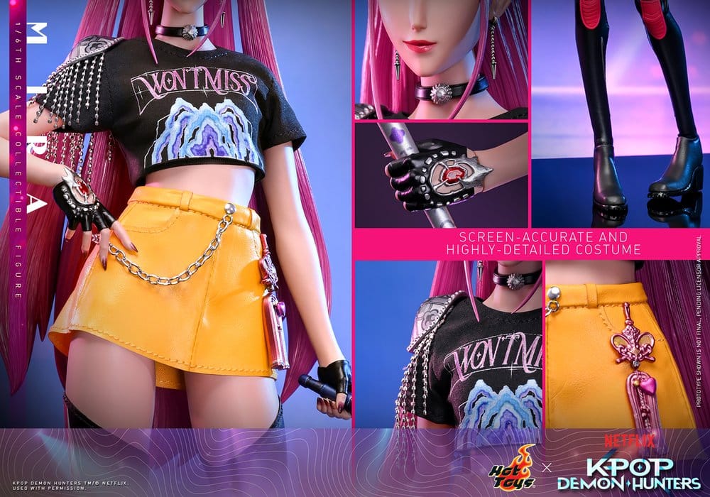 MIRA – KPOP DEMON HUNTERS – FIGURA ARTICULADA 1/6 28 CM (HOT TOYS)