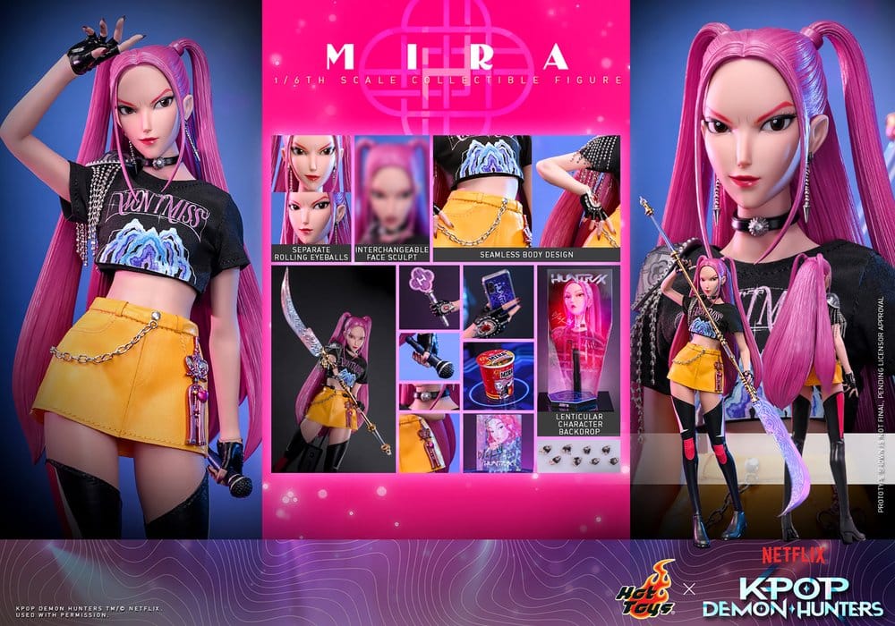 MIRA – KPOP DEMON HUNTERS – FIGURA ARTICULADA 1/6 28 CM (HOT TOYS)