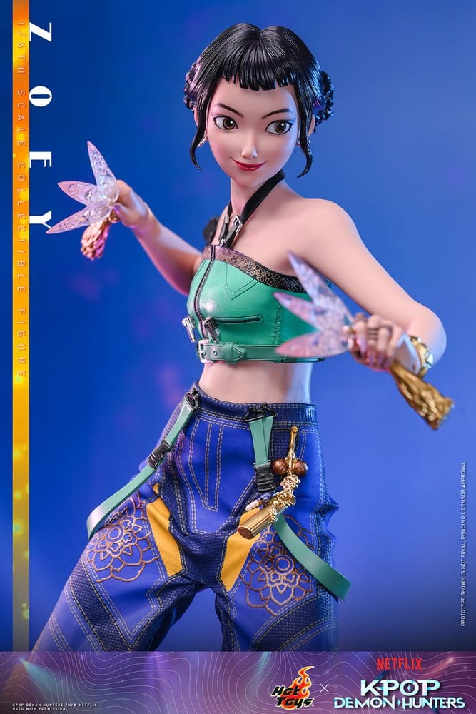 ZOEY – KPOP DEMON HUNTERS – FIGURA ARTICULADA 1/6 27 CM (HOT TOYS)