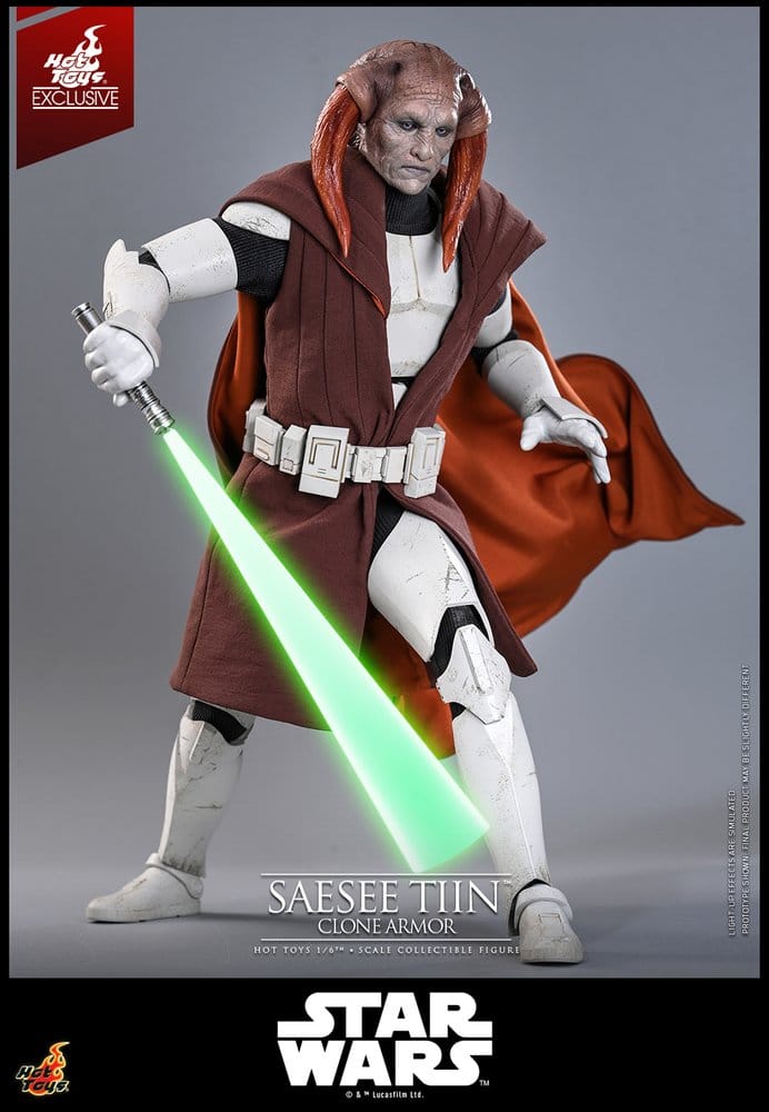 SAESEE TIIN CLONE ARMOR FIGURA 1/6 STAR WARS 32 CM HOT TOYS EXCLUSIVE