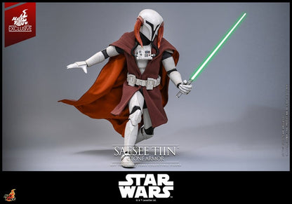 SAESEE TIIN CLONE ARMOR FIGURA 1/6 STAR WARS 32 CM HOT TOYS EXCLUSIVE