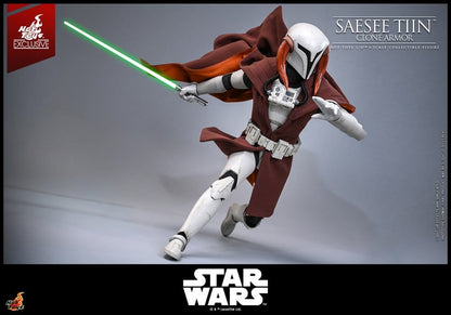 SAESEE TIIN CLONE ARMOR FIGURA 1/6 STAR WARS 32 CM HOT TOYS EXCLUSIVE