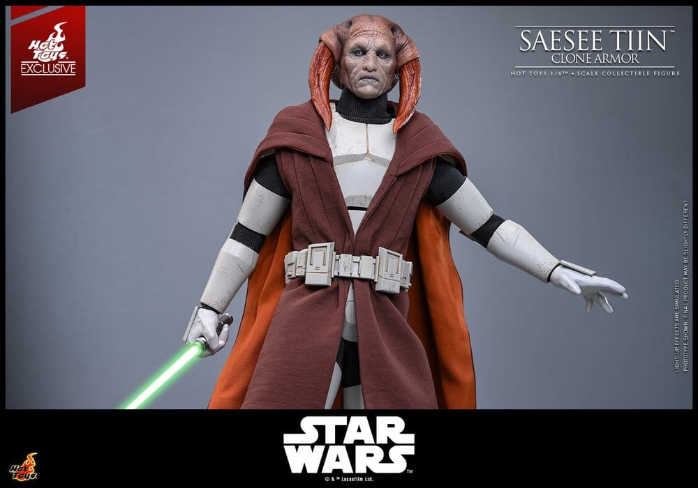 SAESEE TIIN CLONE ARMOR FIGURA 1/6 STAR WARS 32 CM HOT TOYS EXCLUSIVE