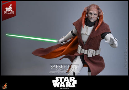 SAESEE TIIN CLONE ARMOR FIGURA 1/6 STAR WARS 32 CM HOT TOYS EXCLUSIVE