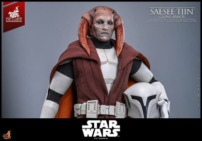 SAESEE TIIN CLONE ARMOR FIGURA 1/6 STAR WARS 32 CM HOT TOYS EXCLUSIVE
