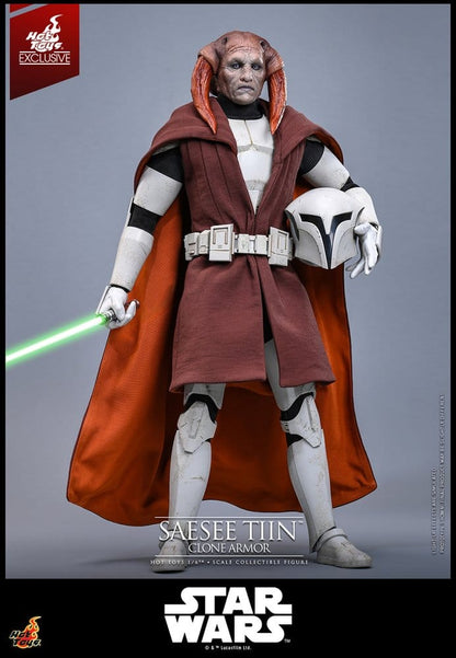 SAESEE TIIN CLONE ARMOR FIGURA 1/6 STAR WARS 32 CM HOT TOYS EXCLUSIVE