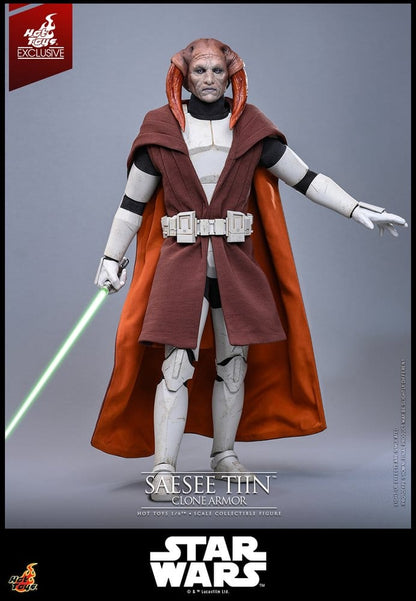 SAESEE TIIN CLONE ARMOR FIGURA 1/6 STAR WARS 32 CM HOT TOYS EXCLUSIVE