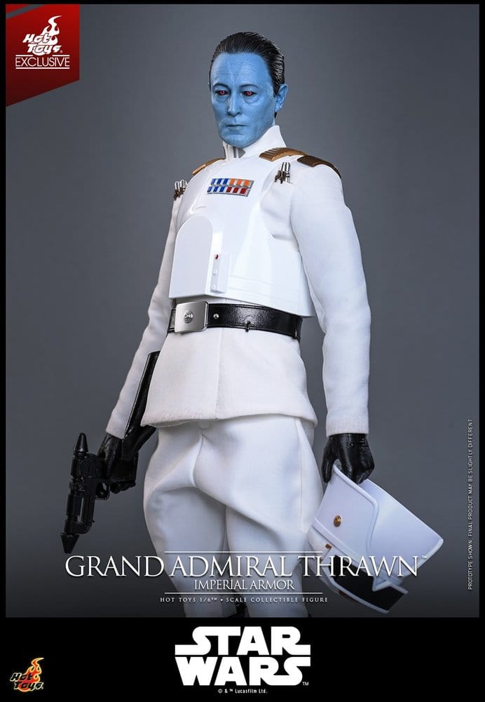 GRAND ADMIRAL THRAWN IMPERIAL ARMOR FIGURA 1/6 STAR WARS 32 CM HOT TOYS EXCLUSIVE