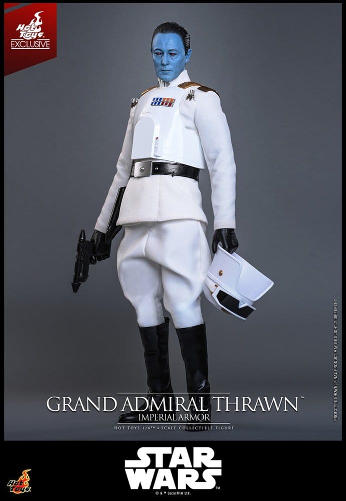 GRAND ADMIRAL THRAWN IMPERIAL ARMOR FIGURA 1/6 STAR WARS 32 CM HOT TOYS EXCLUSIVE