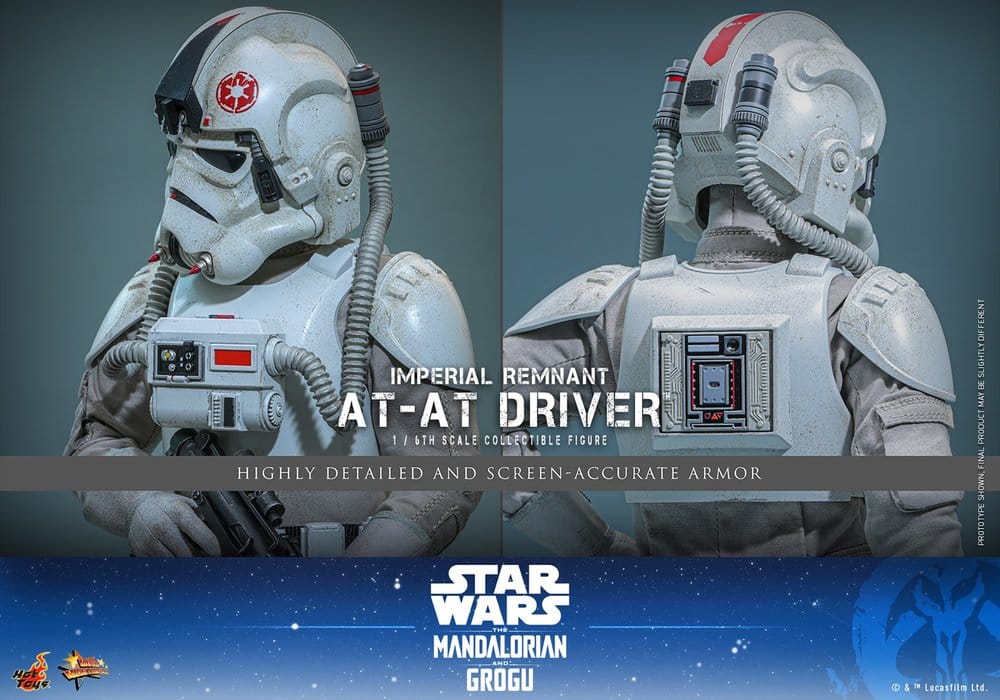 IMPERIAL REMNANT AT-AT DRIVER MOVIE MASTERPIECE 1/6 FIGURA 30 CM – HOT TOYS STAR WARS