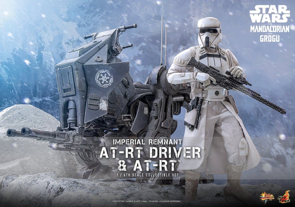 AT-RT DRIVER & AT-RT 1/6 (HOT TOYS – STAR WARS THE MANDALORIAN & GROGU)