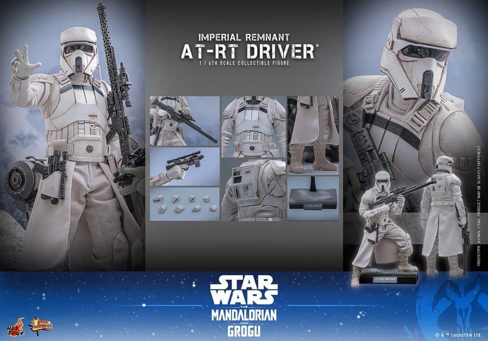 AT-RT DRIVER & AT-RT 1/6 (HOT TOYS – STAR WARS THE MANDALORIAN & GROGU)