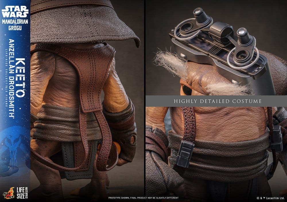 KEETO ANZELLAN DROIDSMITH LIFE-SIZE MASTERPIECE 1:1 FIGURA 26 CM – HOT TOYS STAR WARS