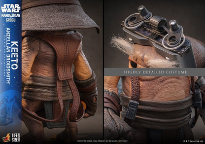 KEETO ANZELLAN DROIDSMITH LIFE-SIZE MASTERPIECE 1:1 FIGURA 26 CM – HOT TOYS STAR WARS