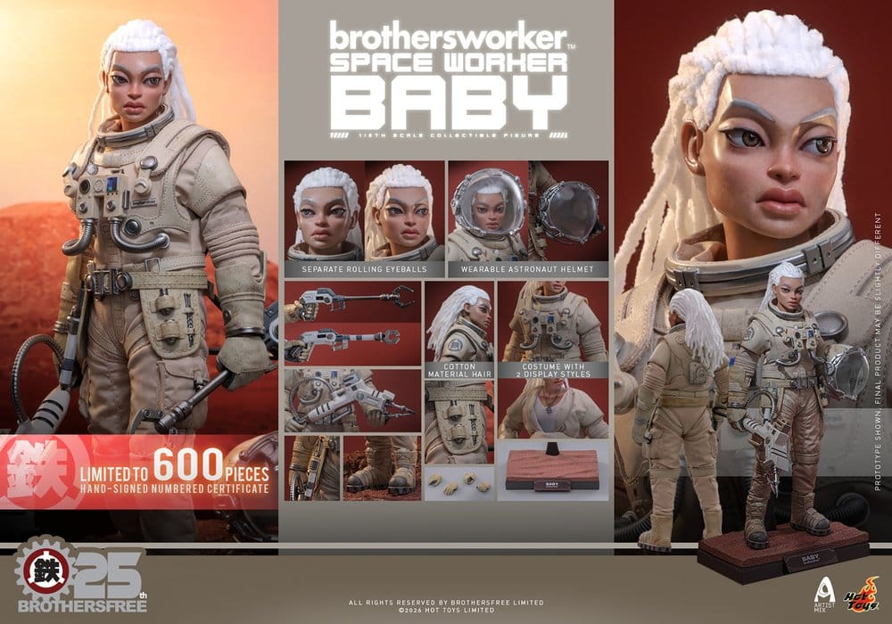 SPACE WORKER BABY – FIGURA 1/6 28 CM (BROTHERSFREE 25TH ANNIVERSARY)
