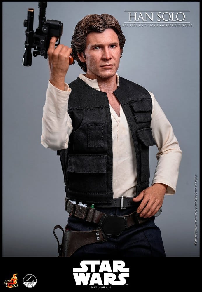 HAN SOLO – FIGURA 1/4 46 CM (STAR WARS EPISODE IV – HOT TOYS)