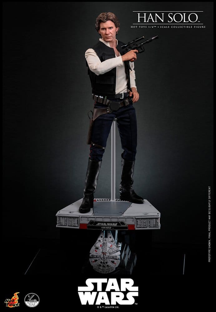HAN SOLO – FIGURA 1/4 46 CM (STAR WARS EPISODE IV – HOT TOYS)