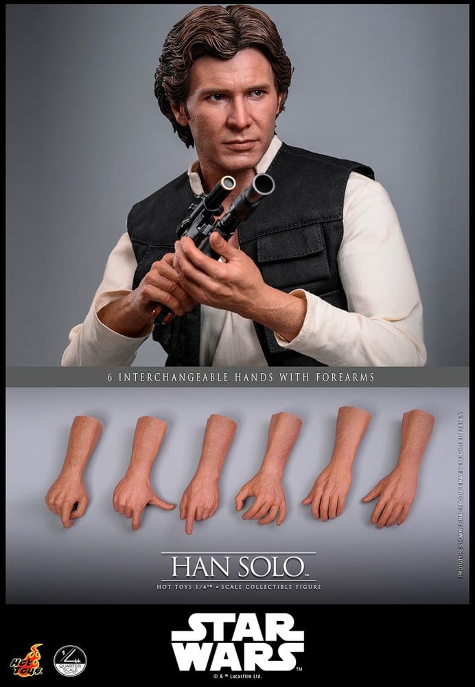 HAN SOLO – FIGURA 1/4 46 CM (STAR WARS EPISODE IV – HOT TOYS)
