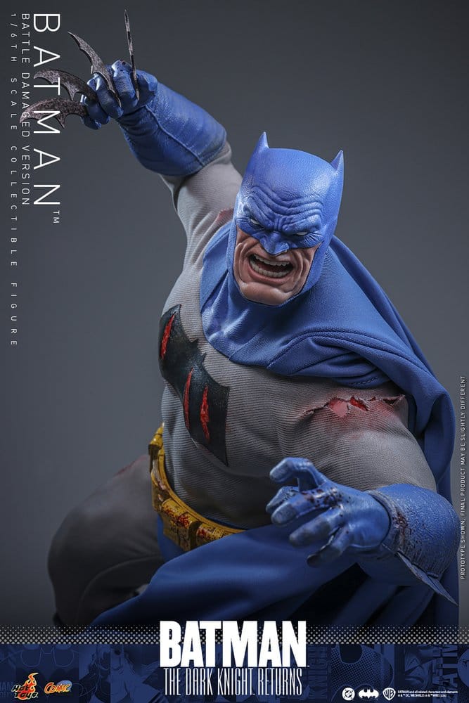 BATMAN – THE DARK KNIGHT RETURNS COMIC 1/6 (BATTLE DAMAGED VERSION) HOT TOYS – DC COMICS