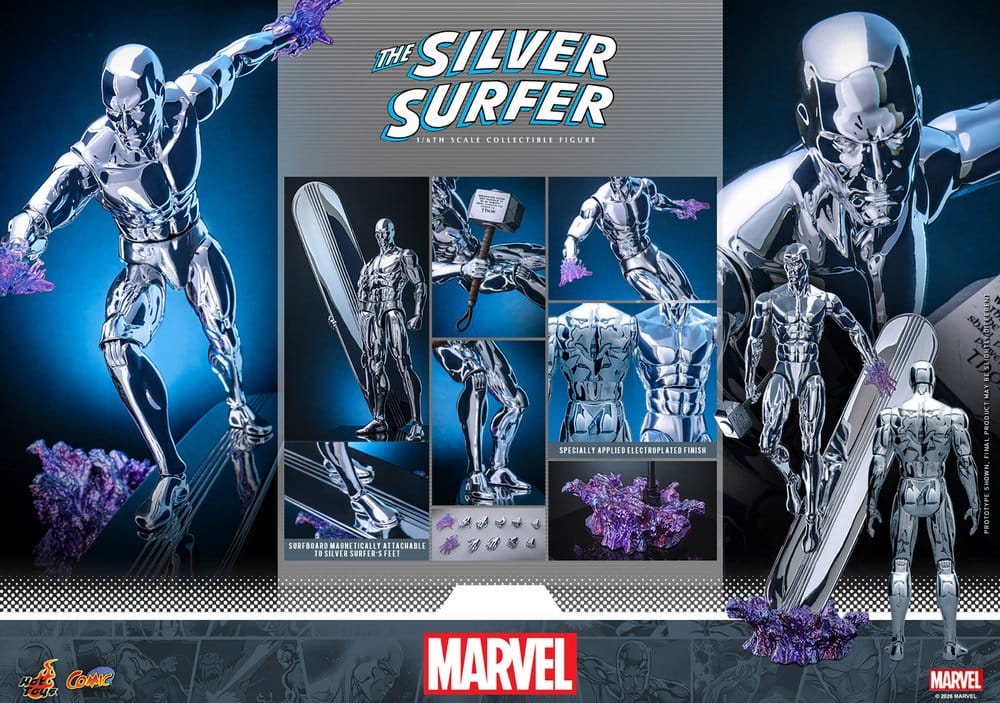 SILVER SURFER - HOT TOYS – MARVEL COMICS