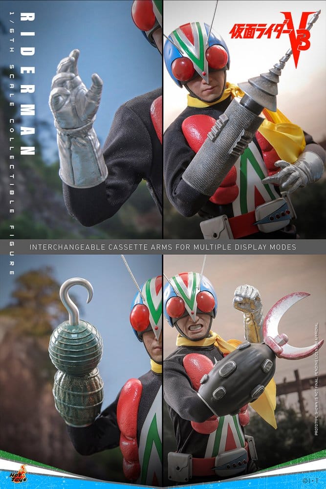 KAMEN RIDER RIDERMAN - HOT TOYS – KAMEN RIDER V3