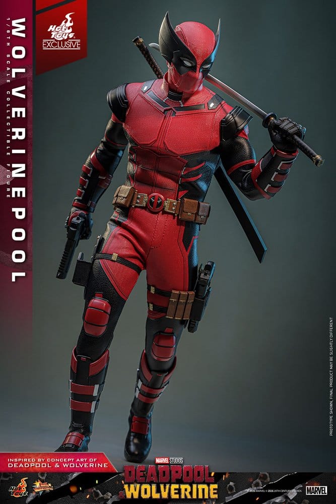 WOLVERINEPOOL FIGURA 1/6 DEADPOOL & WOLVERINE 31 CM HOT TOYS EXCLUSIVE