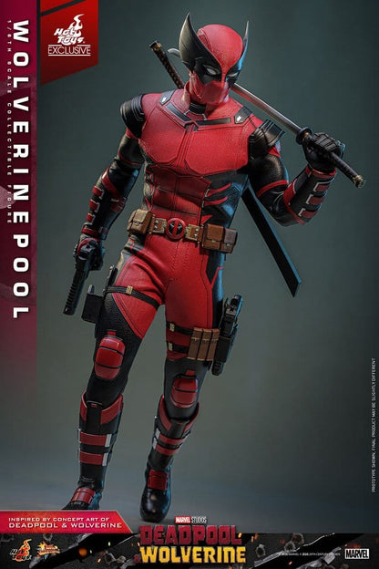 WOLVERINEPOOL FIGURA 1/6 DEADPOOL & WOLVERINE 31 CM HOT TOYS EXCLUSIVE