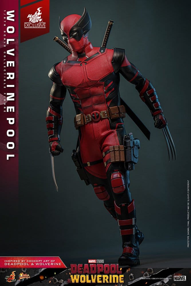 WOLVERINEPOOL FIGURA 1/6 DEADPOOL & WOLVERINE 31 CM HOT TOYS EXCLUSIVE
