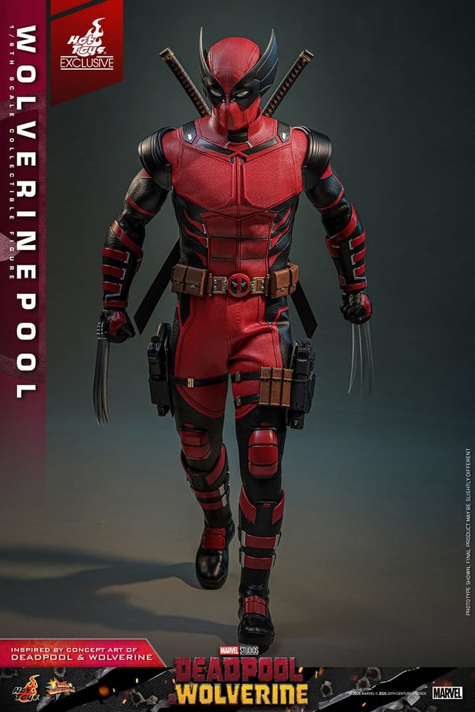 WOLVERINEPOOL FIGURA 1/6 DEADPOOL & WOLVERINE 31 CM HOT TOYS EXCLUSIVE