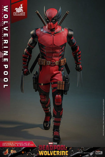 WOLVERINEPOOL FIGURA 1/6 DEADPOOL & WOLVERINE 31 CM HOT TOYS EXCLUSIVE