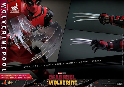 WOLVERINEPOOL FIGURA 1/6 DEADPOOL & WOLVERINE 31 CM HOT TOYS EXCLUSIVE