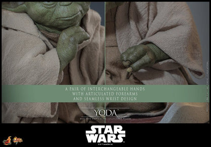 YODA – FIGURA 1/6 14 CM (HOT TOYS)