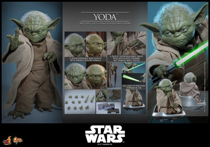 YODA – FIGURA 1/6 14 CM (HOT TOYS)