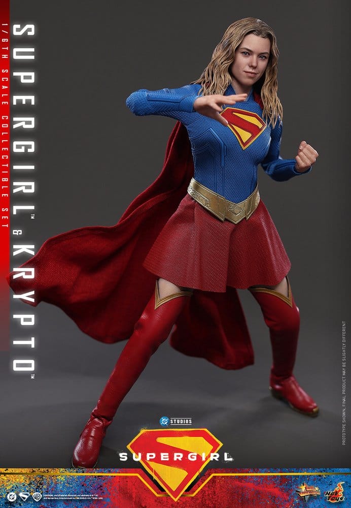 SUPERGIRL & KRYPTO – FIGURA MOVIE MASTERPIECE 1/6 27,5 CM (HOT TOYS – DC STUDIOS SUPERGIRL)