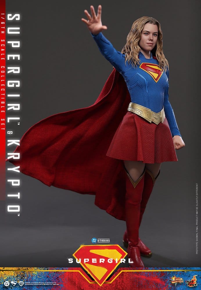 SUPERGIRL & KRYPTO – FIGURA MOVIE MASTERPIECE 1/6 27,5 CM (HOT TOYS – DC STUDIOS SUPERGIRL)
