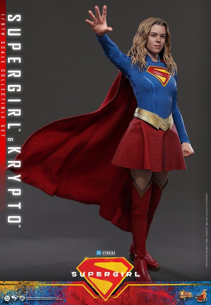 SUPERGIRL & KRYPTO – FIGURA MOVIE MASTERPIECE 1/6 27,5 CM (HOT TOYS – DC STUDIOS SUPERGIRL)