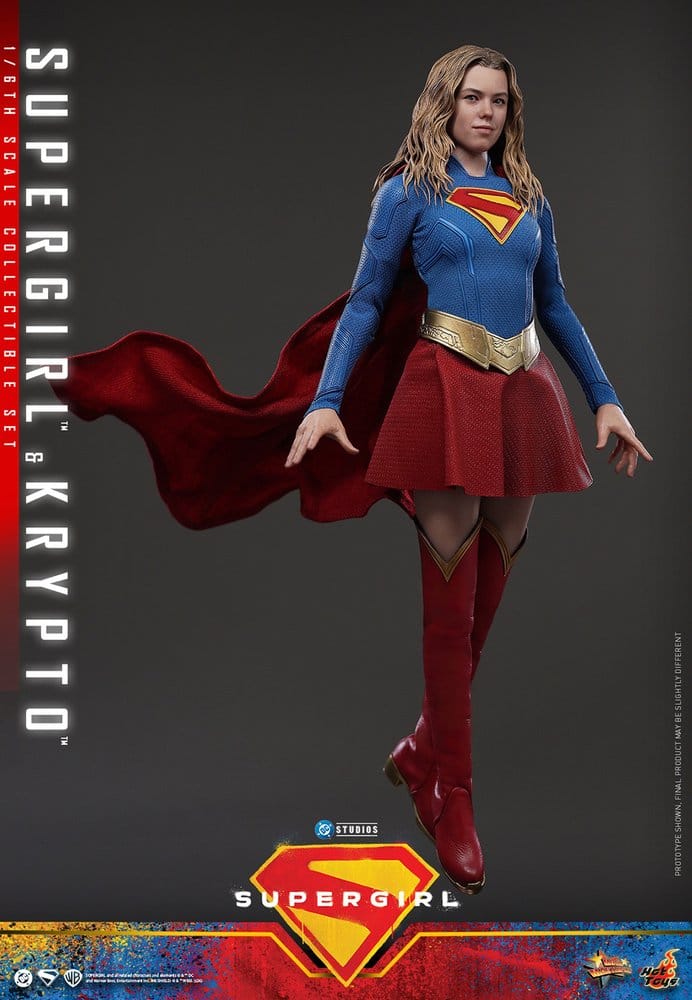 SUPERGIRL & KRYPTO – FIGURA MOVIE MASTERPIECE 1/6 27,5 CM (HOT TOYS – DC STUDIOS SUPERGIRL)