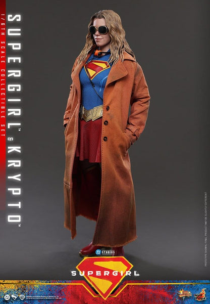 SUPERGIRL & KRYPTO – FIGURA MOVIE MASTERPIECE 1/6 27,5 CM (HOT TOYS – DC STUDIOS SUPERGIRL)