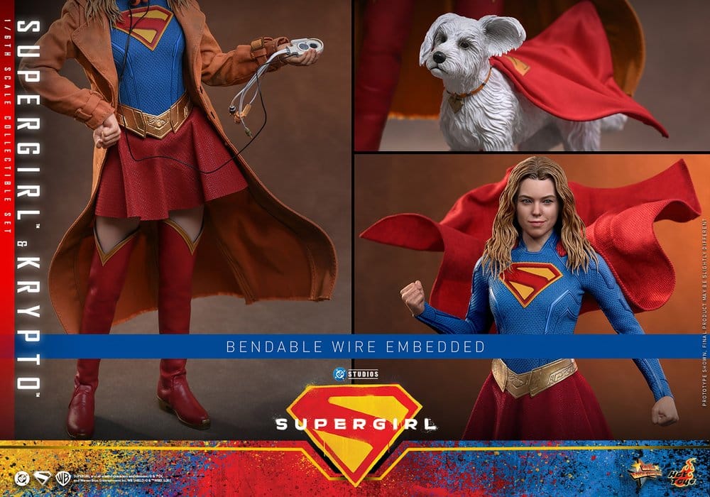 SUPERGIRL & KRYPTO – FIGURA MOVIE MASTERPIECE 1/6 27,5 CM (HOT TOYS – DC STUDIOS SUPERGIRL)