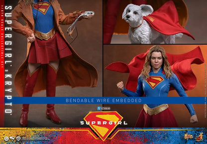 SUPERGIRL & KRYPTO – FIGURA MOVIE MASTERPIECE 1/6 27,5 CM (HOT TOYS – DC STUDIOS SUPERGIRL)