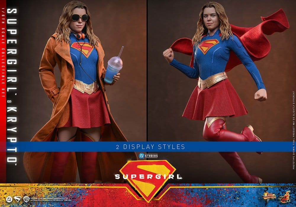 SUPERGIRL & KRYPTO – FIGURA MOVIE MASTERPIECE 1/6 27,5 CM (HOT TOYS – DC STUDIOS SUPERGIRL)