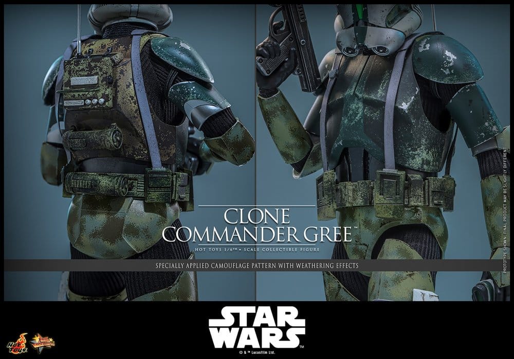 CLONE COMMANDER GREE – FIGURA 1/6 30 CM (HOT TOYS)
