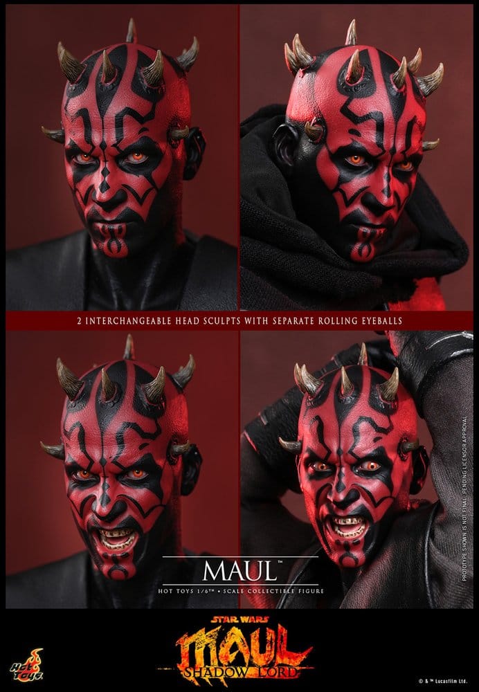 MAUL – SEÑOR DE LAS SOMBRAS FIGURA 1/6 29 CM (HOT TOYS)