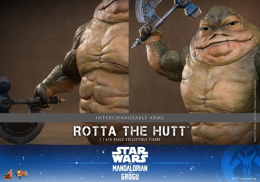ROTTA THE HUTT MOVIE MASTERPIECE 1/6 FIGURA 32 CM – HOT TOYS STAR WARS