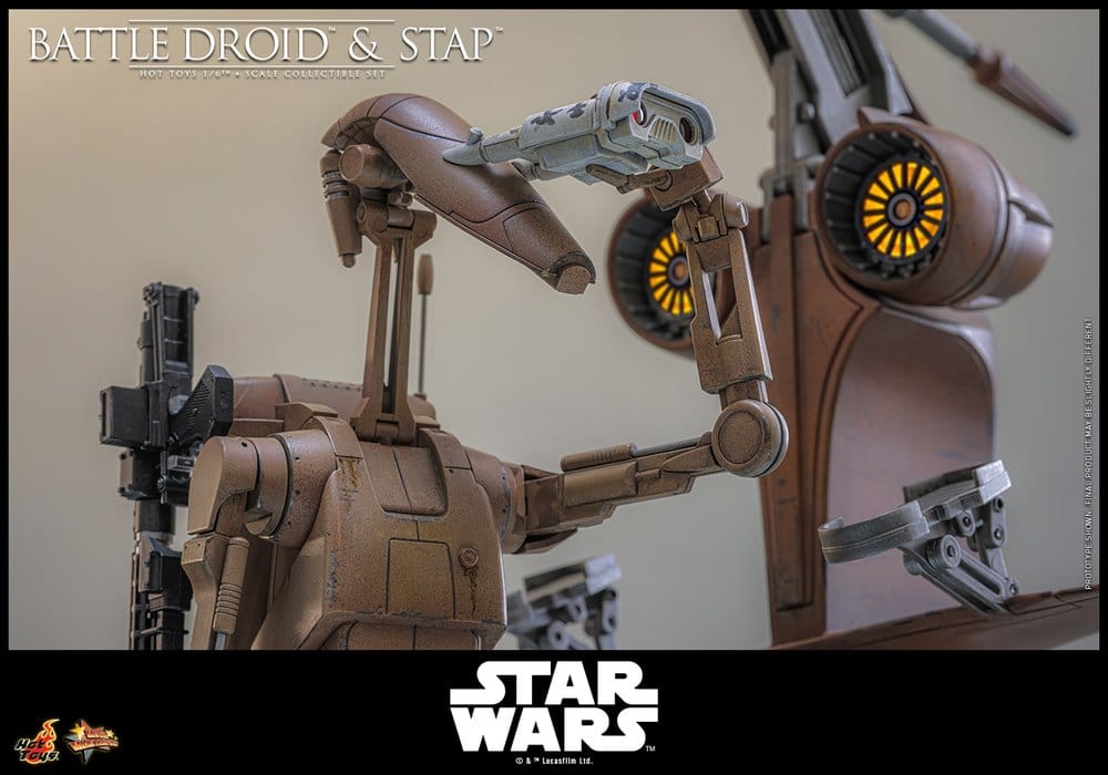 BATTLE DROID & STAP MOVIE MASTERPIECE SET 1/6 FIGURA 32 CM – HOT TOYS STAR WARS