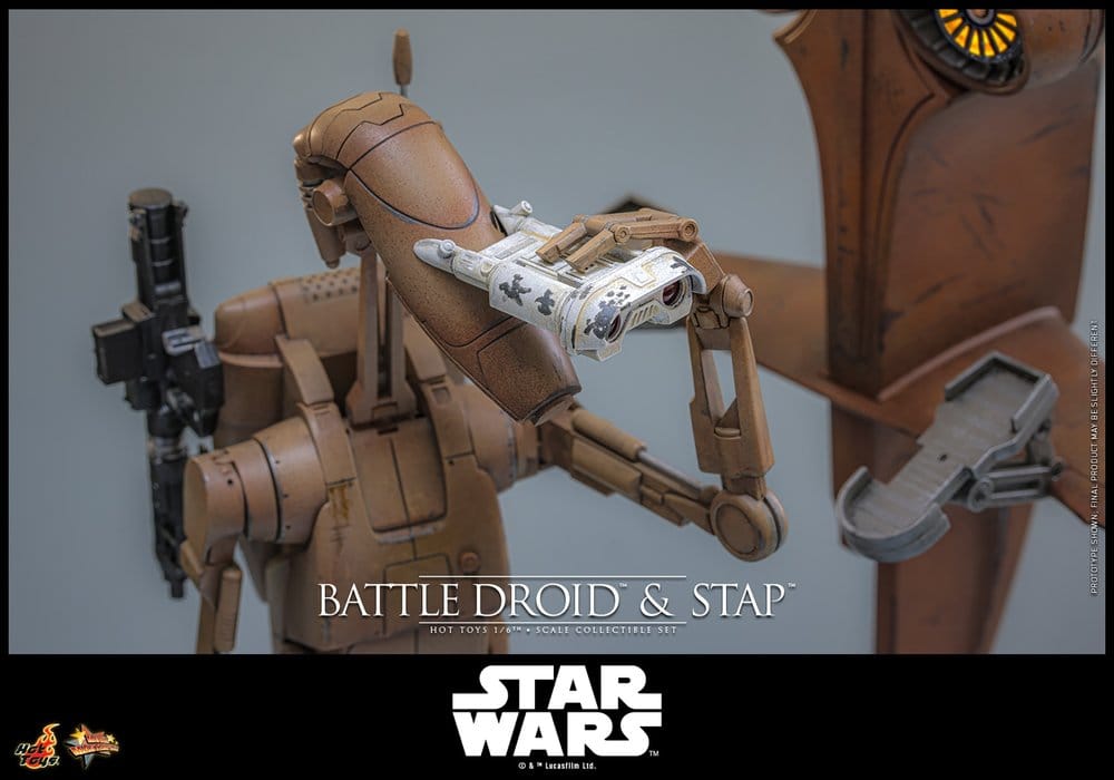 BATTLE DROID & STAP MOVIE MASTERPIECE SET 1/6 FIGURA 32 CM – HOT TOYS STAR WARS
