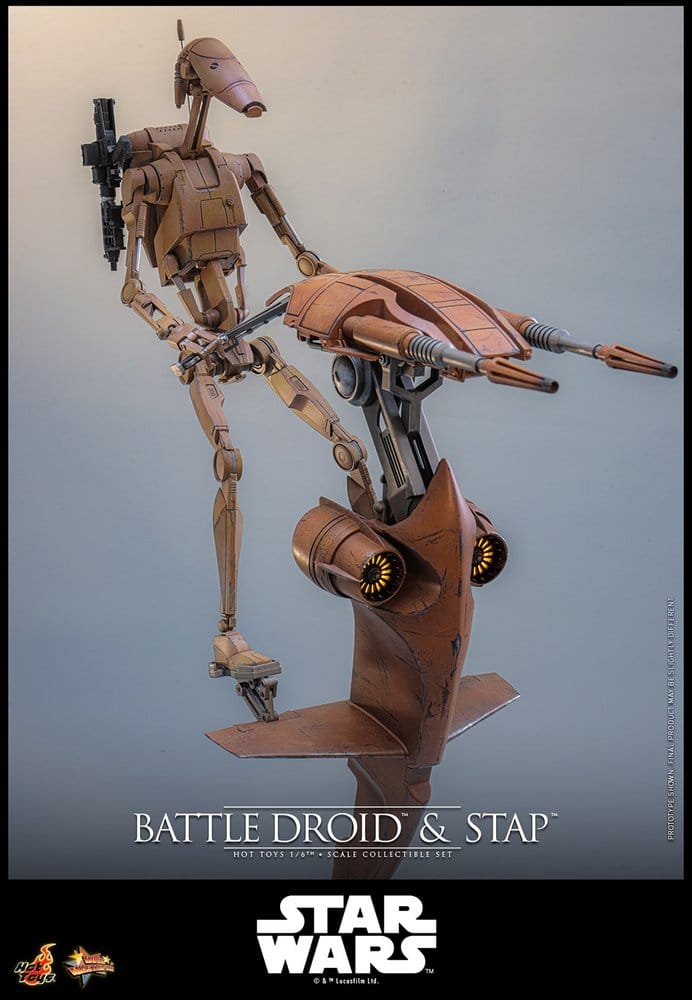 BATTLE DROID & STAP MOVIE MASTERPIECE SET 1/6 FIGURA 32 CM – HOT TOYS STAR WARS