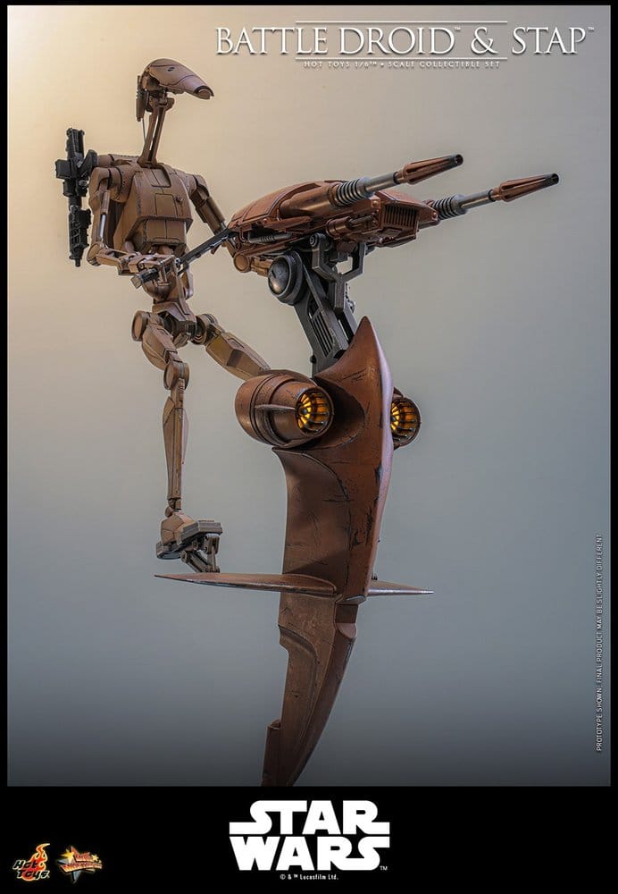 BATTLE DROID & STAP MOVIE MASTERPIECE SET 1/6 FIGURA 32 CM – HOT TOYS STAR WARS