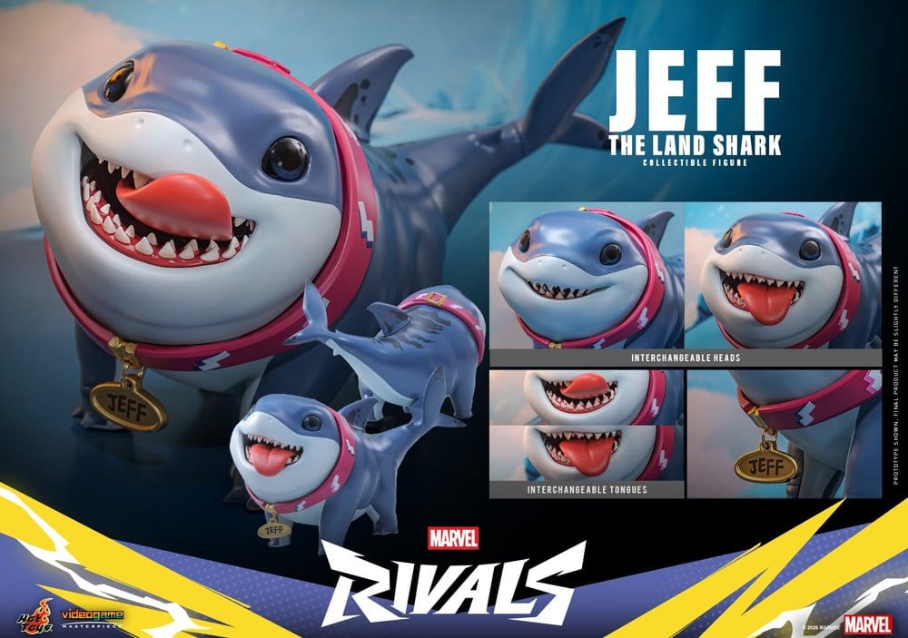JEFF THE LAND SHARK – FIGURA COLECCIONABLE 11 CM (HOT TOYS – MARVEL RIVALS)