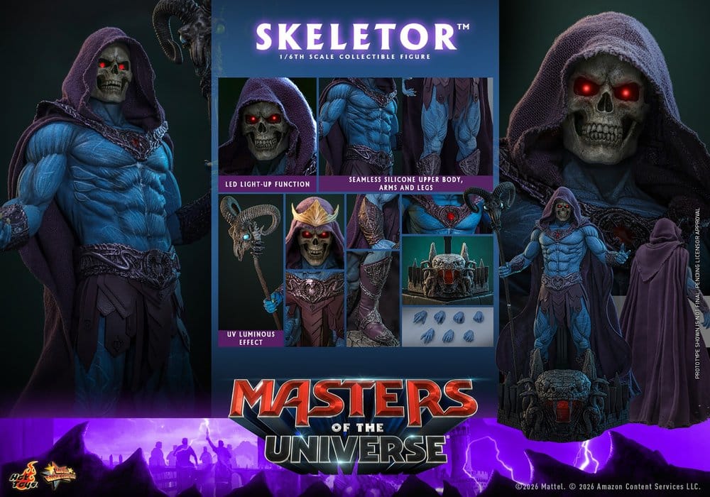 SKELETOR – FIGURA MOVIE MASTERPIECE 1/6 31 CM (HOT TOYS – MASTERS OF THE UNIVERSE)